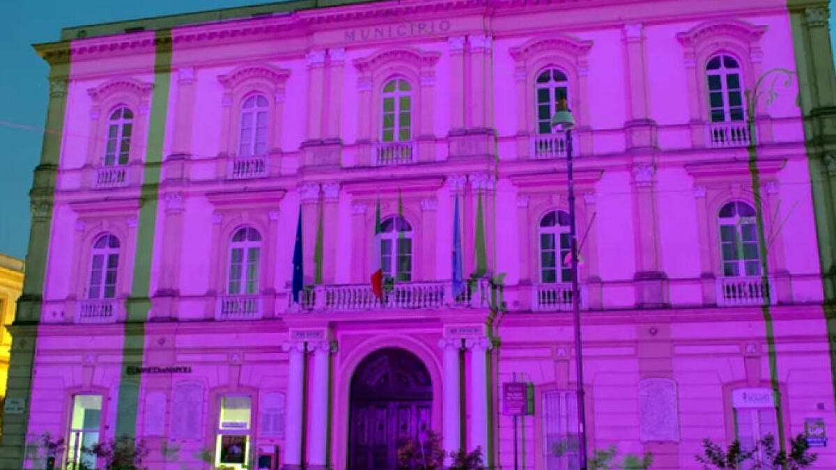 Giro d'Italia a Pompei: città avvolta di rosa - 