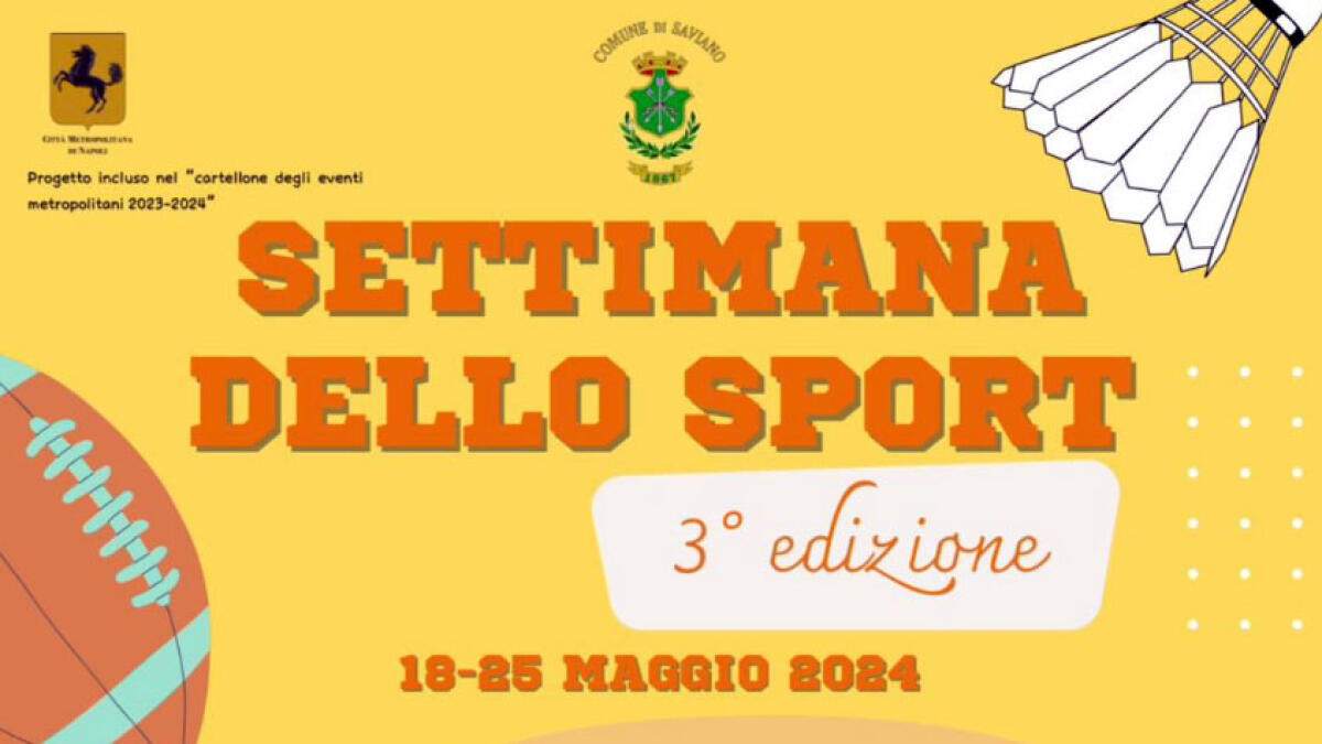 Settimana della Sport, tanto campioni a Saviano - 