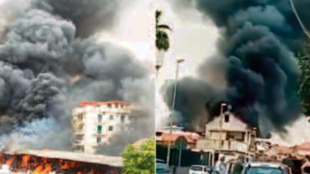 Deposito in fiamme, incendio devastante per l'ambiente - 