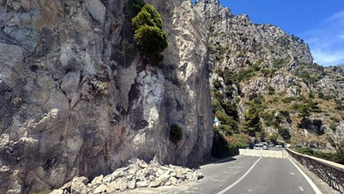 Statale Costiera con il senso unico alternato - 