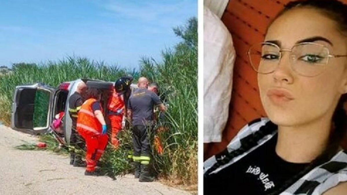 Erika si ribalta con l'auto mentre va al mare e muore a 21 anni - 