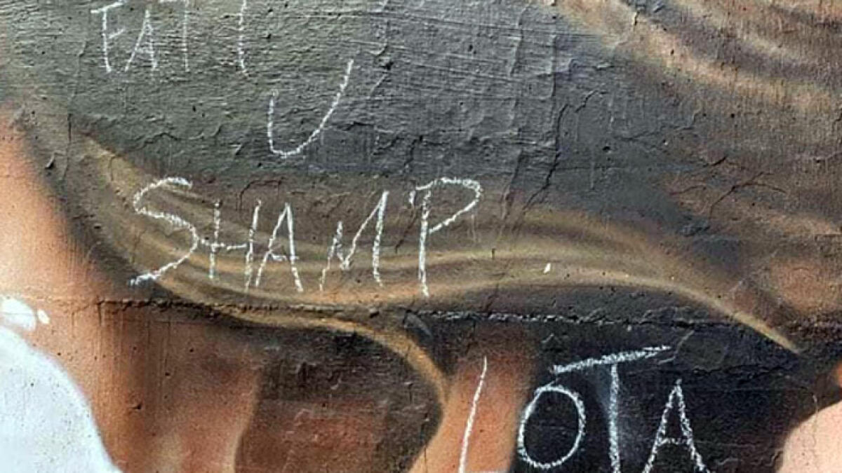 Vandalizzato il murales di Giancarlo Siani - 