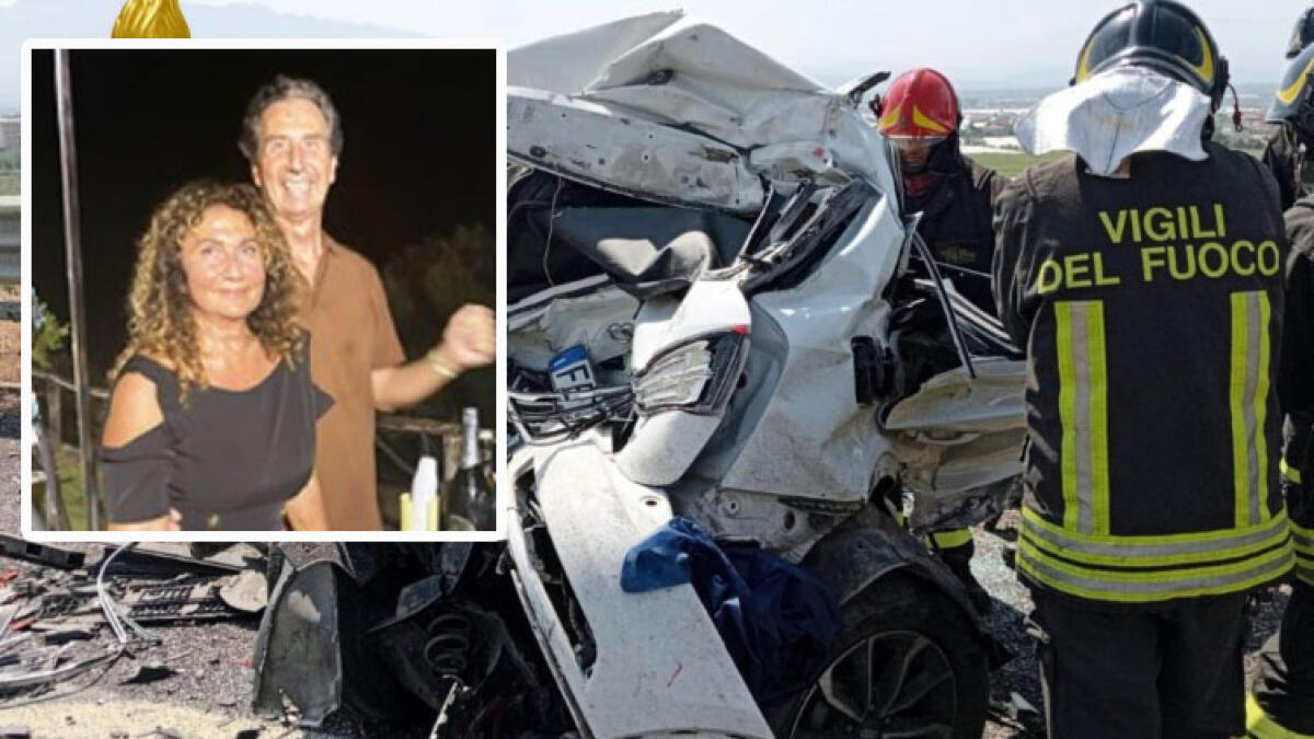 Camion travolge le auto sull'A2, morta coppia di avvocati: 5 feriti gravi - 