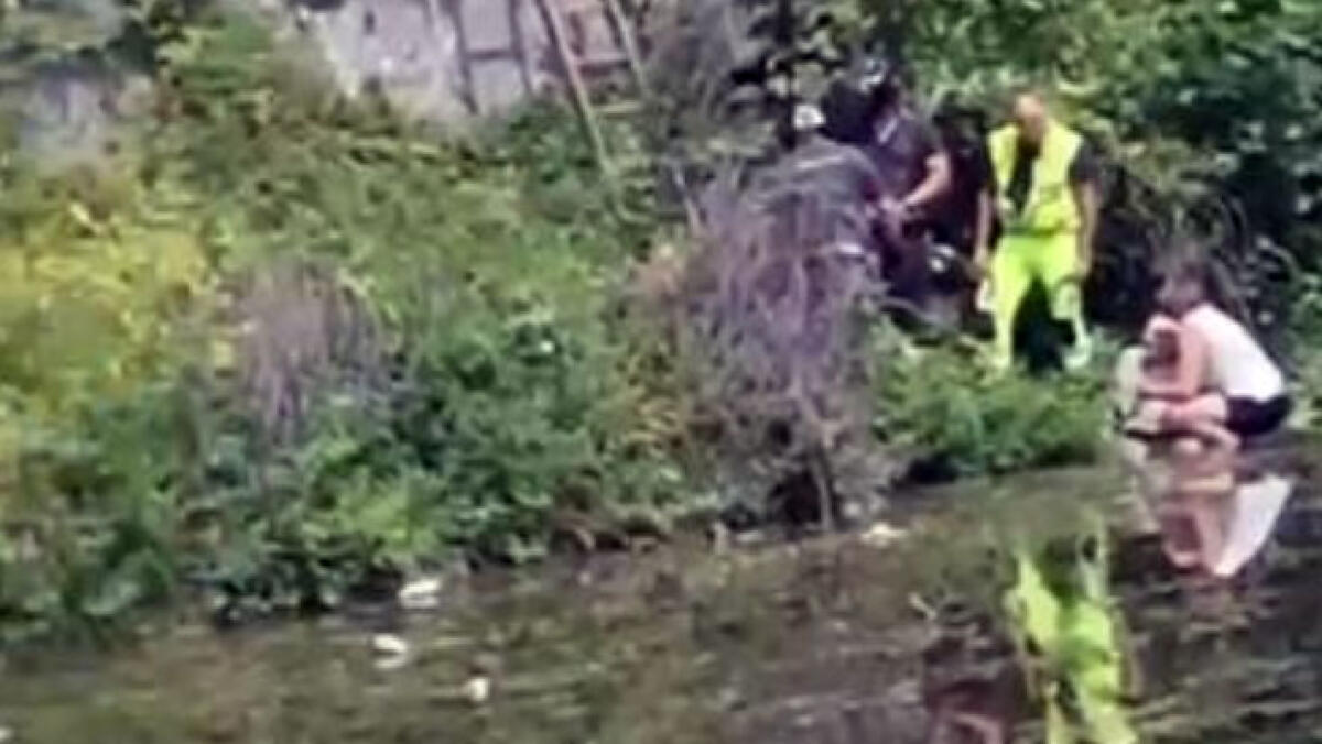 Si lancia nel fiume, salvato - 