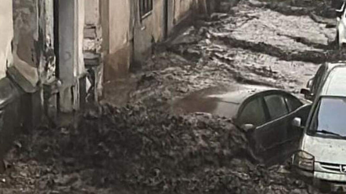 Statale 7Bis, finalmente rimosso il fango - 