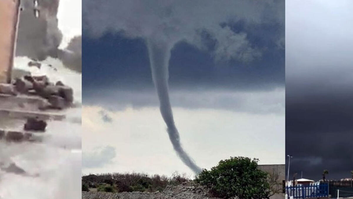 Due trombe d'aria, paura in mare - 