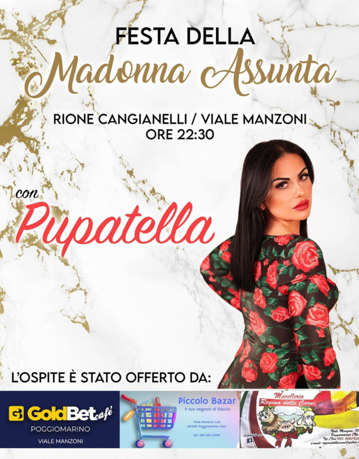 A Poggiomarino torna la Festa della Madonna Assunta con Pupatella - 