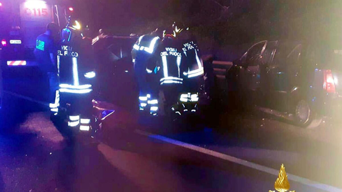 Incidente sulla Statale: tre feriti - 