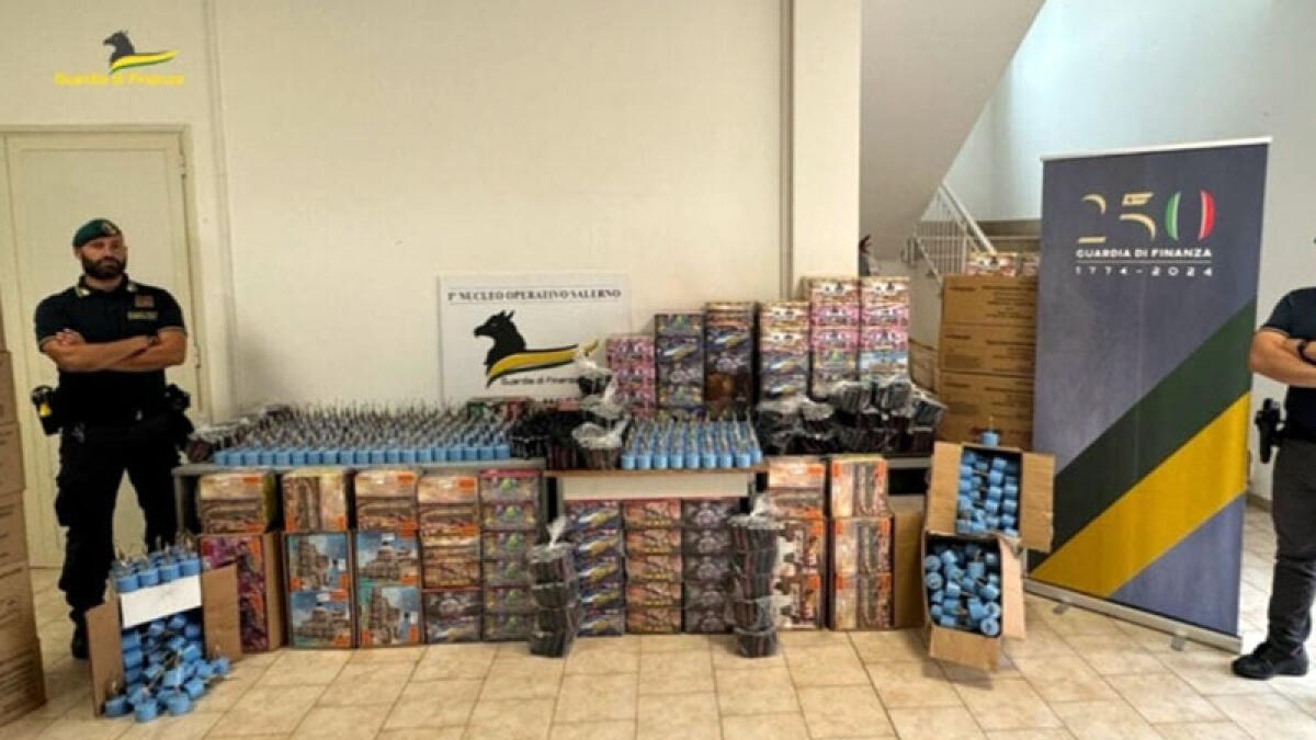 Sequestrati quasi 1300 esplosivi nell'Agro Nocerino - 