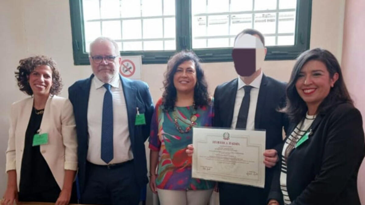 Detenuto si laurea in architettura con il massimo dei voti - 