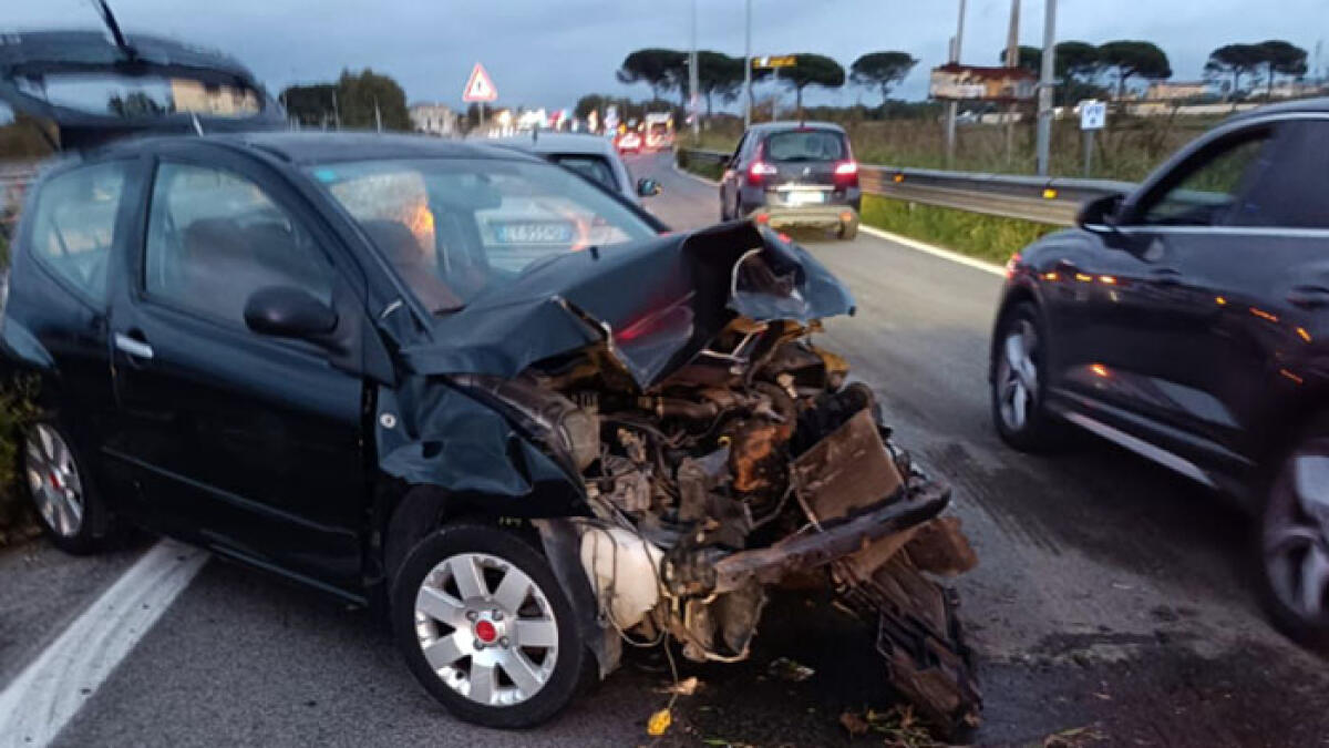 Speronato e picchiato sull'Asse Mediano - 