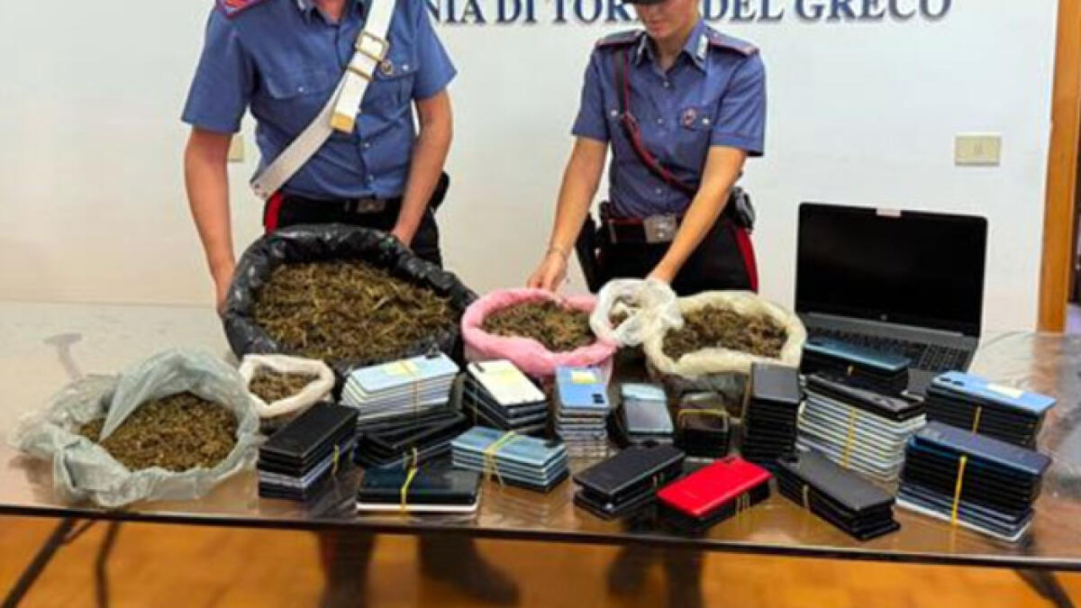 Droga e telefoni nella fattoria abusiva, il blitz nei Paesi Vesuviani - 