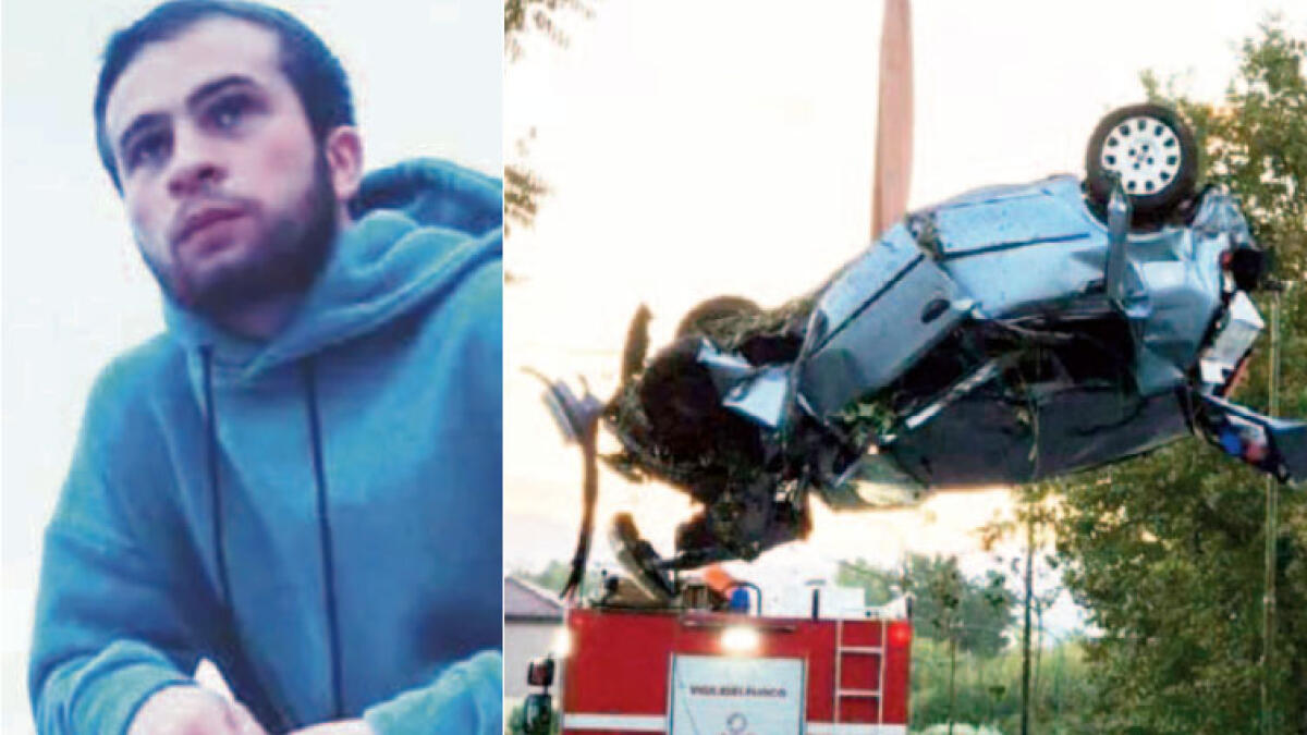 Giù dalla scarpata, Giacomo muore a 24 anni - 