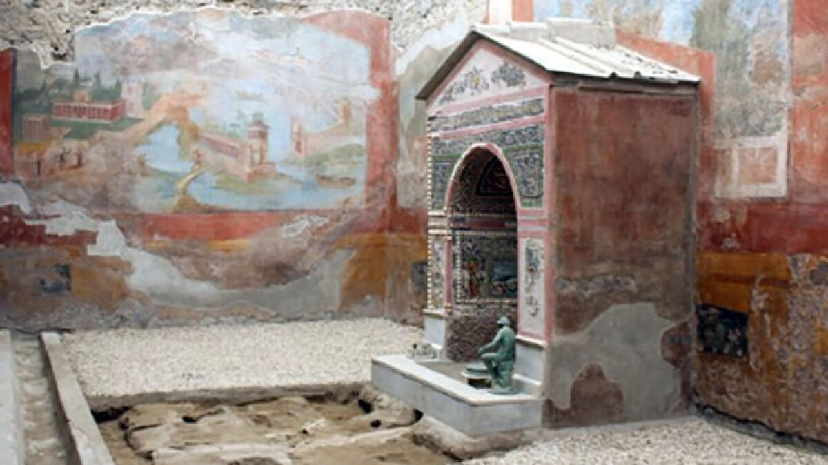 Scavi di Pompei, riapre la Casa della Fontana - 