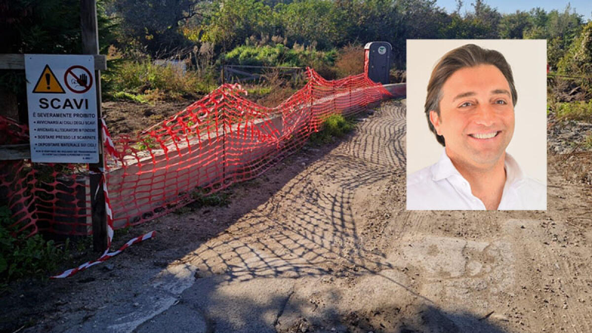 Cemento armato per rifare una strada nel Parco nazionale del Vesuvio, sigilli a un cantiere comunale a Pollena Trocchia - 