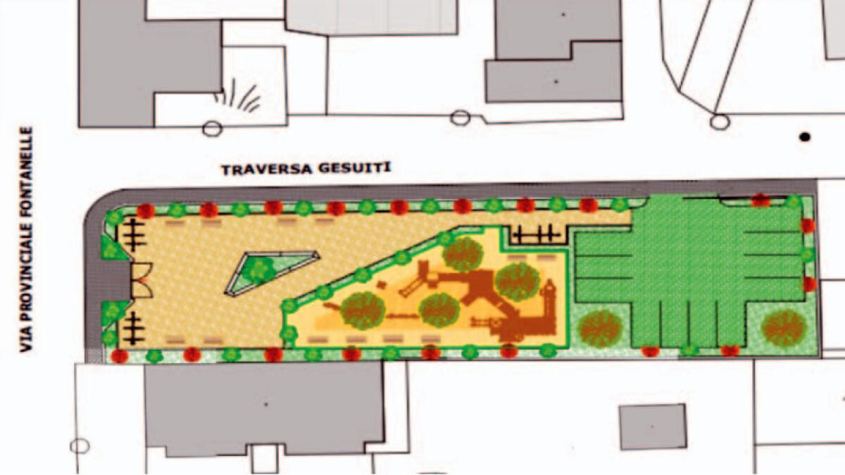 Una nuova piazza in periferia a Pompei - 