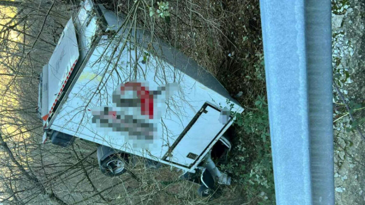 Furgone fuori strada, donna esce dall'auto per i soccorsi e viene investita - 