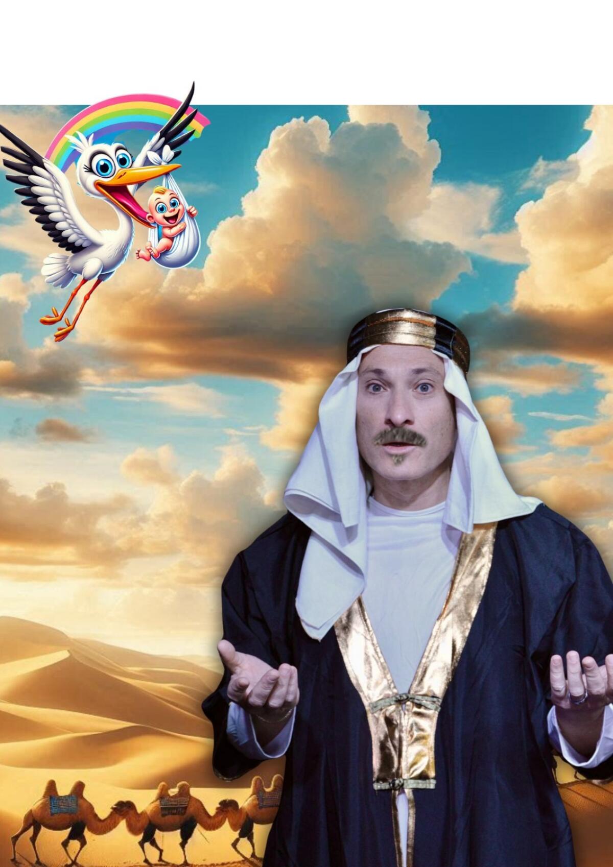 “Un figlio per lo sceicco” con Diego Sanchez al teatro Il Piccolo - 