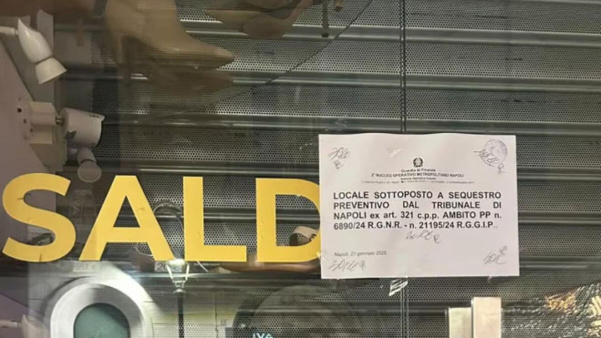 Sequestrati i negozi di calzature Diva - 