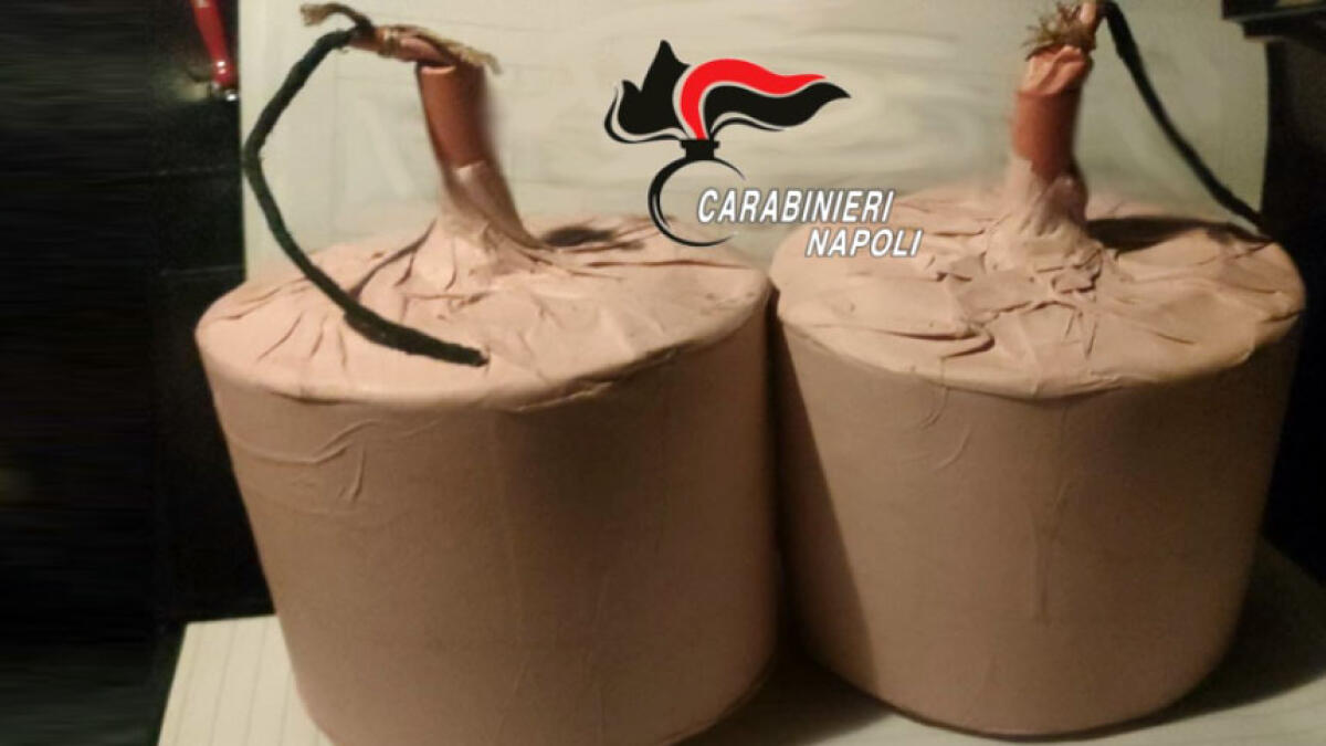 In giro con bombe da 3 chili, presi due giovani di Ottaviano e San Gennaro Vesuviano - 