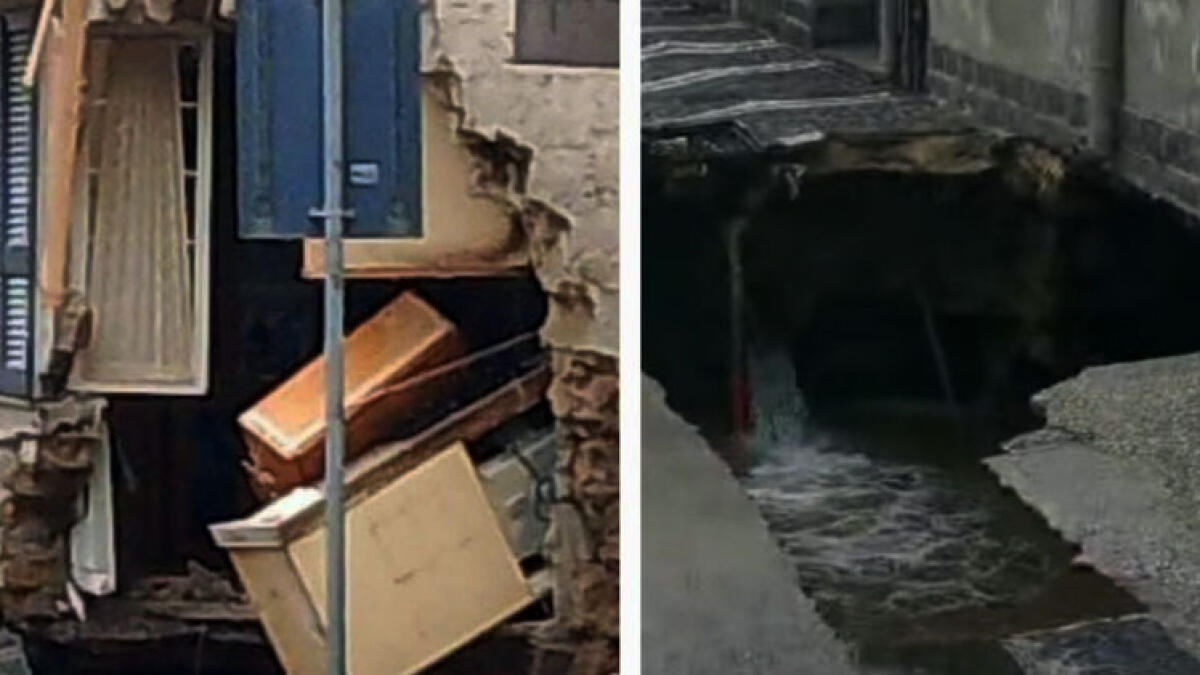 Voragine inghiotte abitazione - 