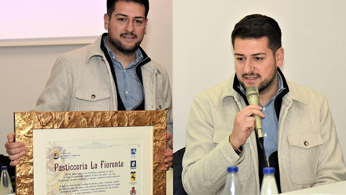Pasticceria La Fiorente, eccellenza ultracentenaria premiata dalla Fondazione Carnevale di Palma Campania - 
