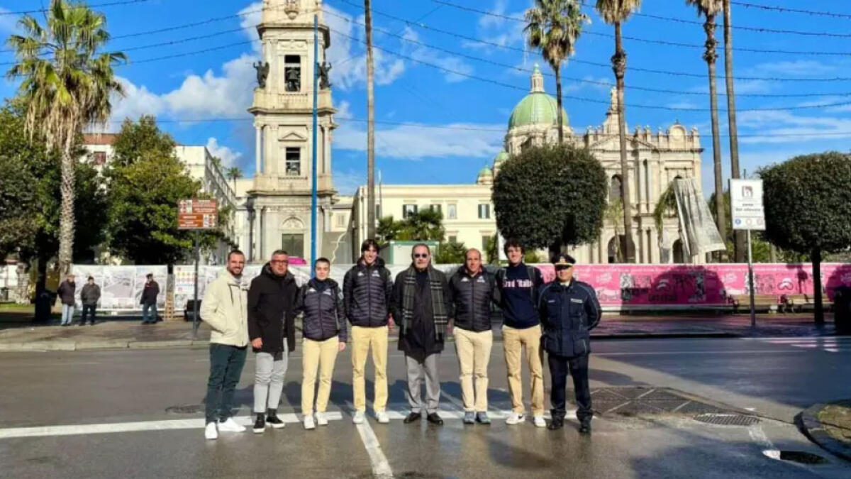 Giro-E, tappa a Pompei - 