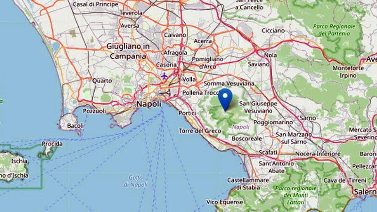 Terremoto sul Vesuvio avvertito dai residenti - 