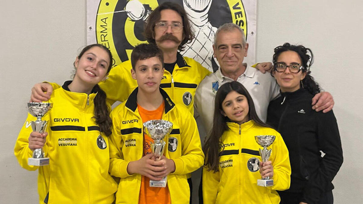 I Giovanissimi dell’Accademia Olimpica Vesuviana di scherma dominano l’interregionale Under 14 - 
