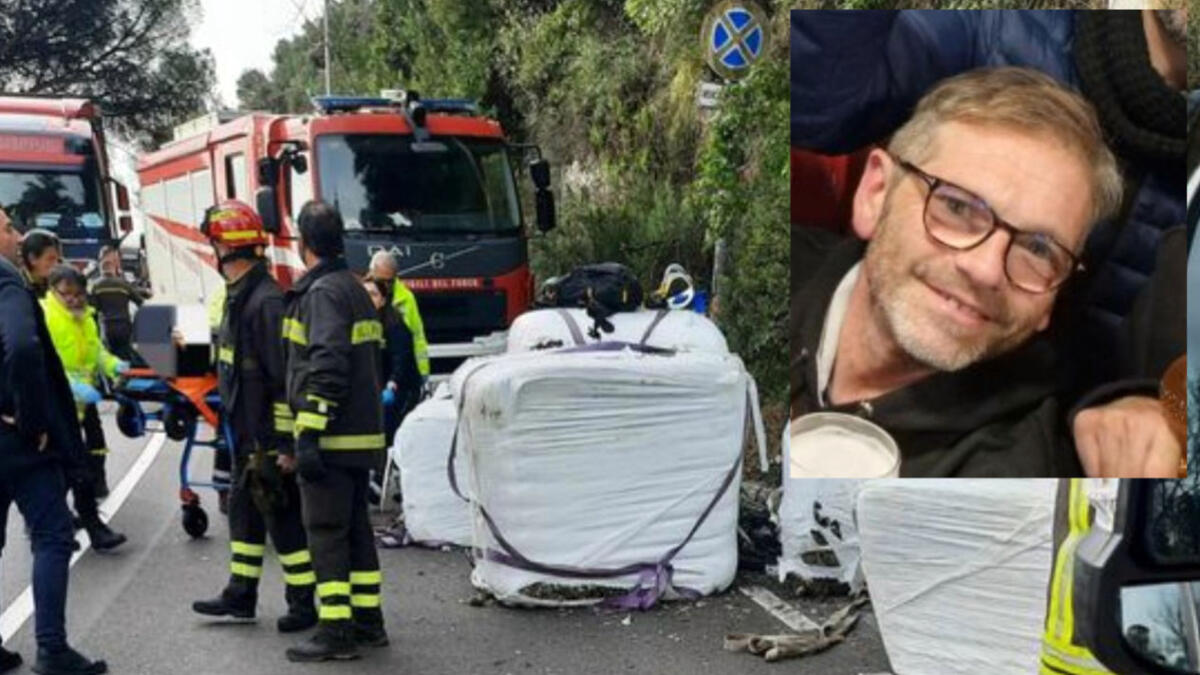 Schiacciato dal carico del tir, la vittima aveva 49 anni - 