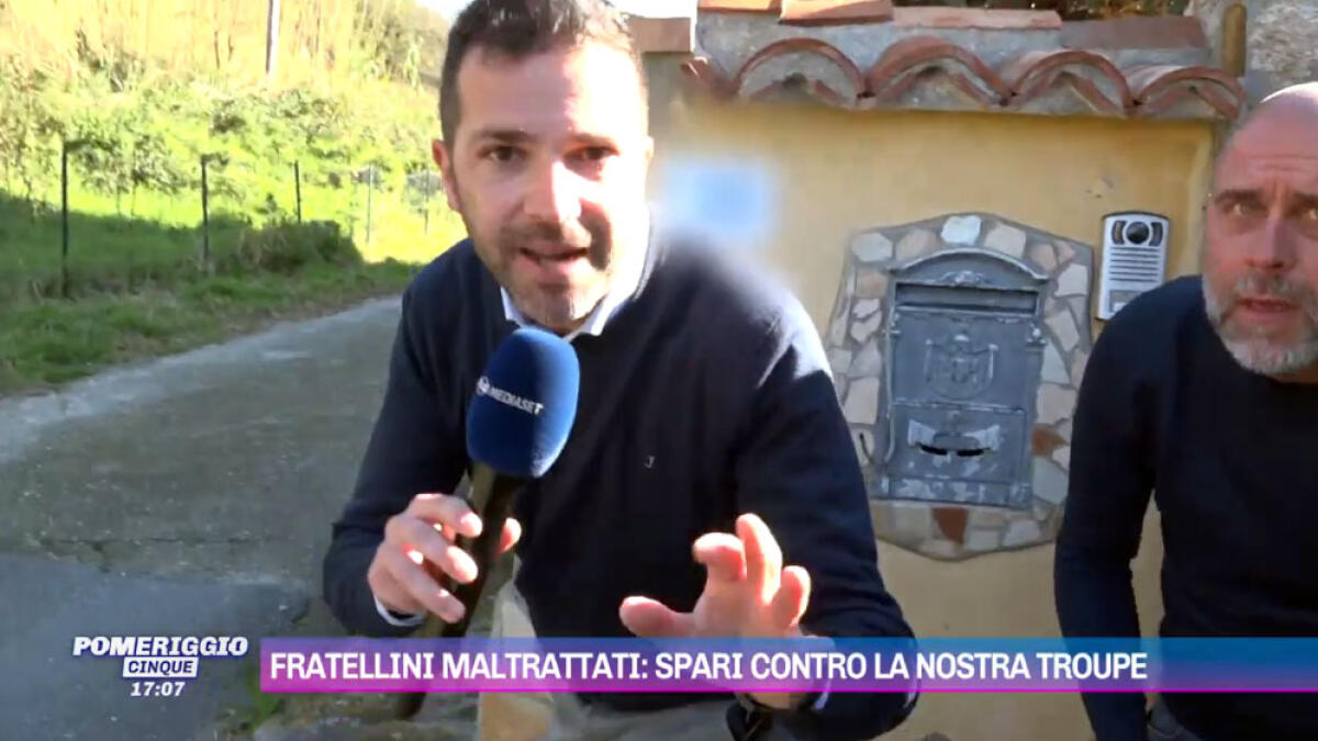 Spari in diretta contro l'inviato di Pomeriggio Cinque - 