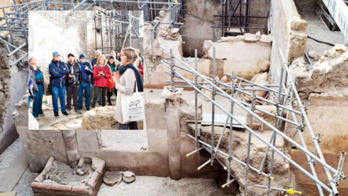 Pompei, scoperto un nuovo grande affresco durante gli scavi - 