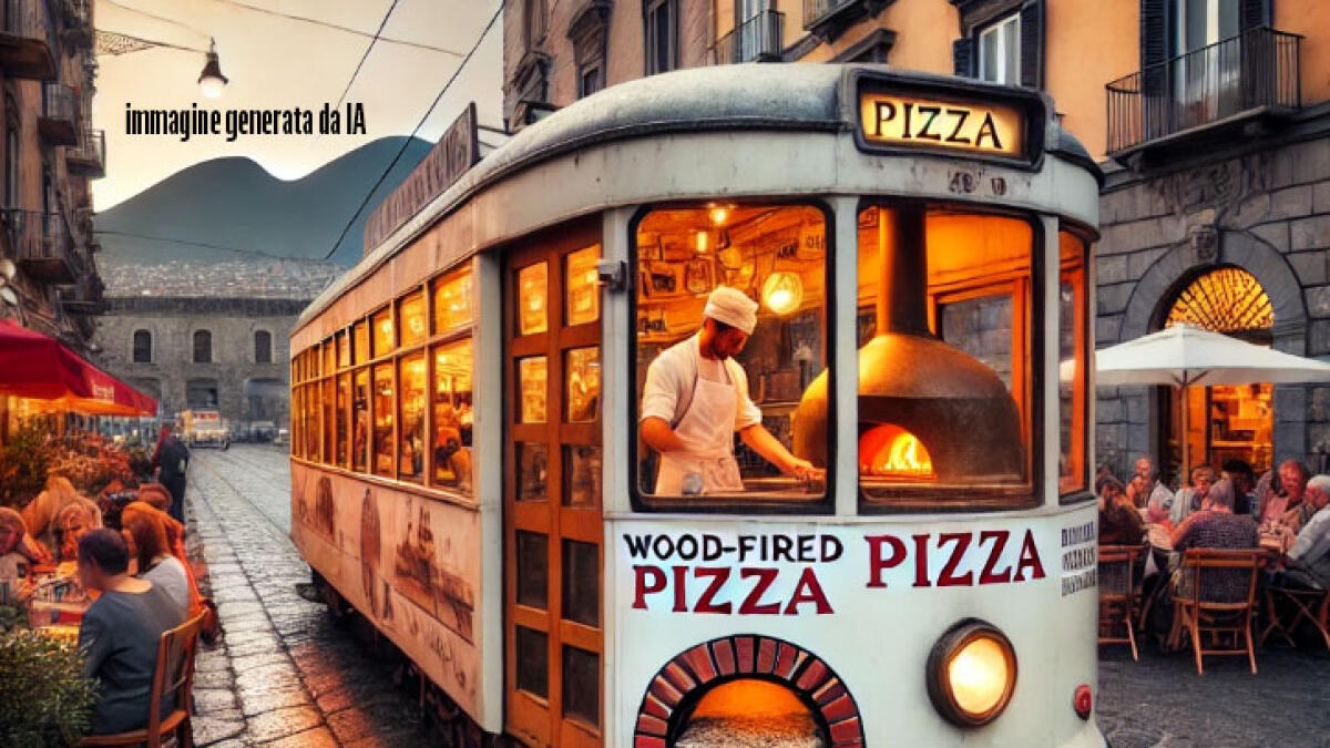 Il tram pizzeria che viaggia in tutta Napoli - 