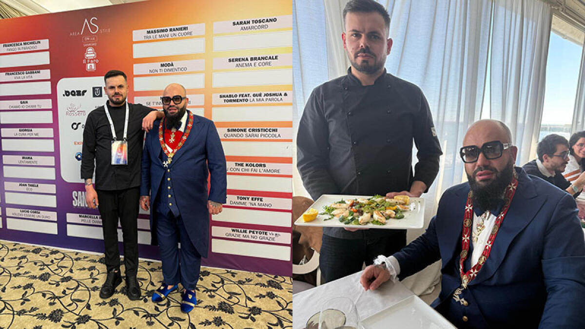 Sanremo, il Cavaliere Cutro conquista il ristorante Lido Fontana con la cucina di Antonio Criscuolo - 