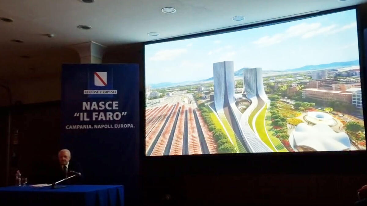 Nuova sede della Regione Campania, svelato il progetto - 