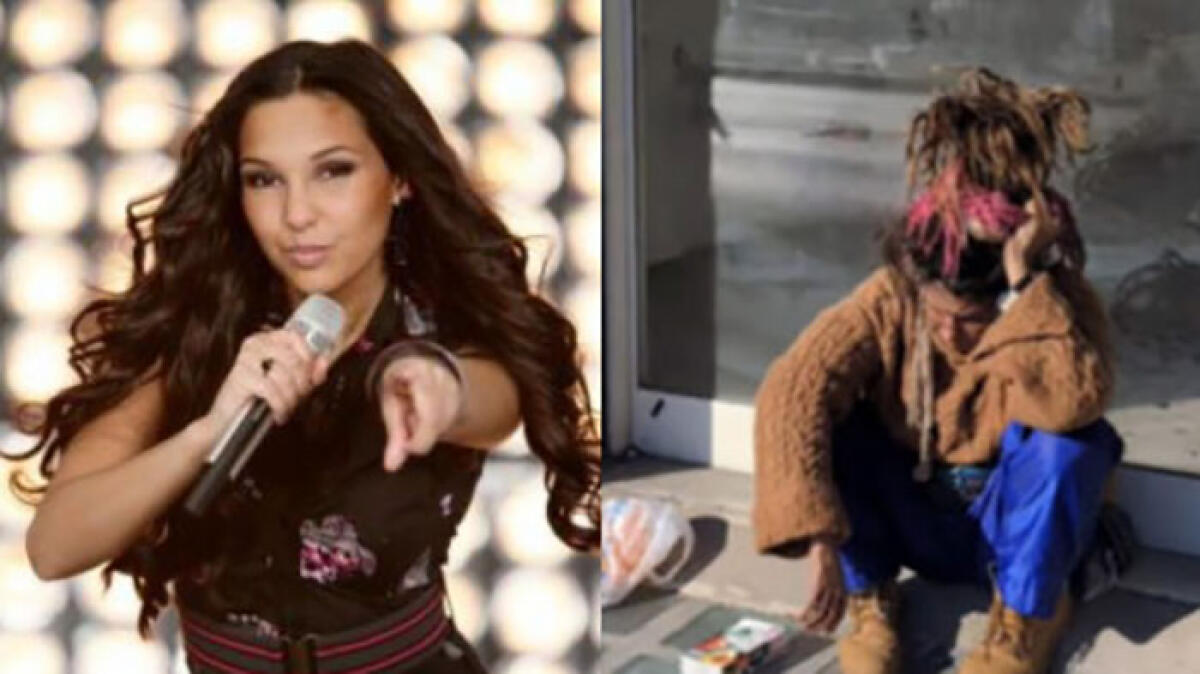 La popstar internazionale vive in Campania da clochard - 