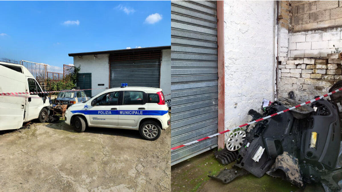 Terra dei Fuochi a San Giuseppe Vesuviano, sigilli a officina abusiva - 