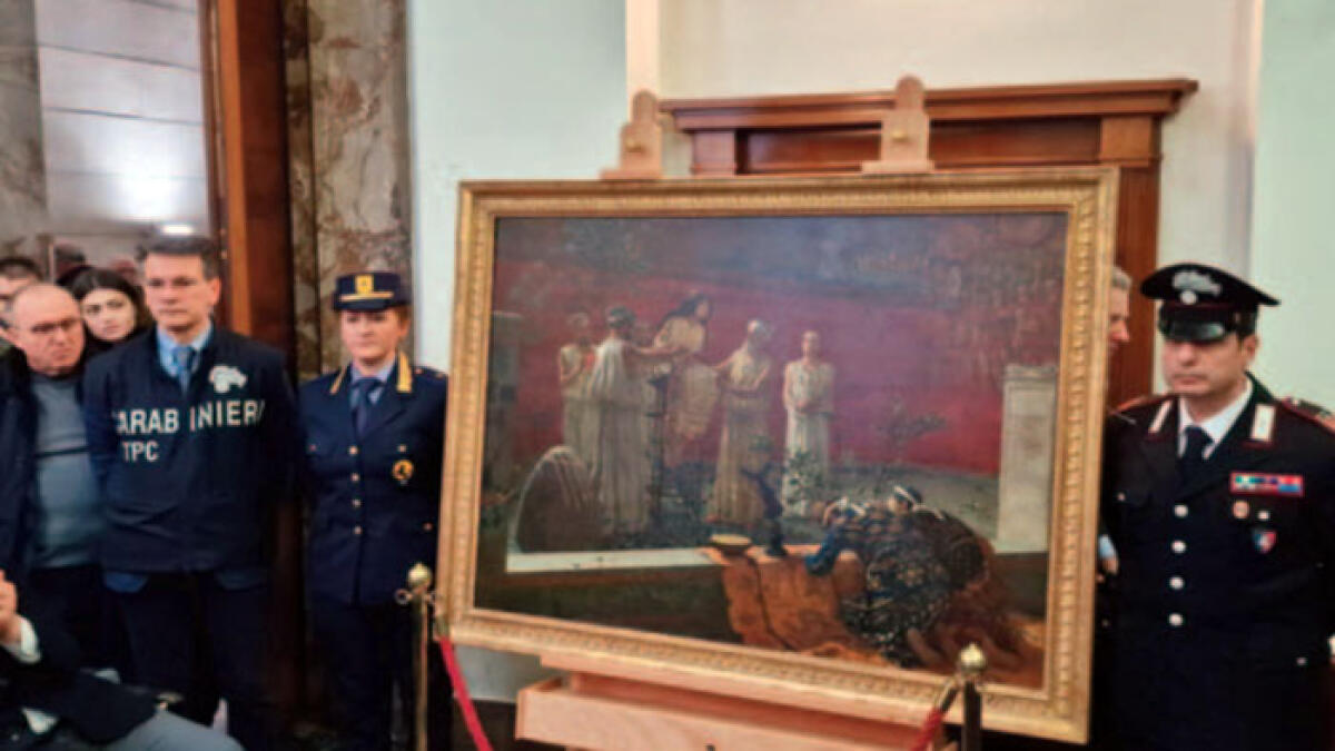 Due dipinti rubati a Napoli trovati negli Usa grazie all'IA - 