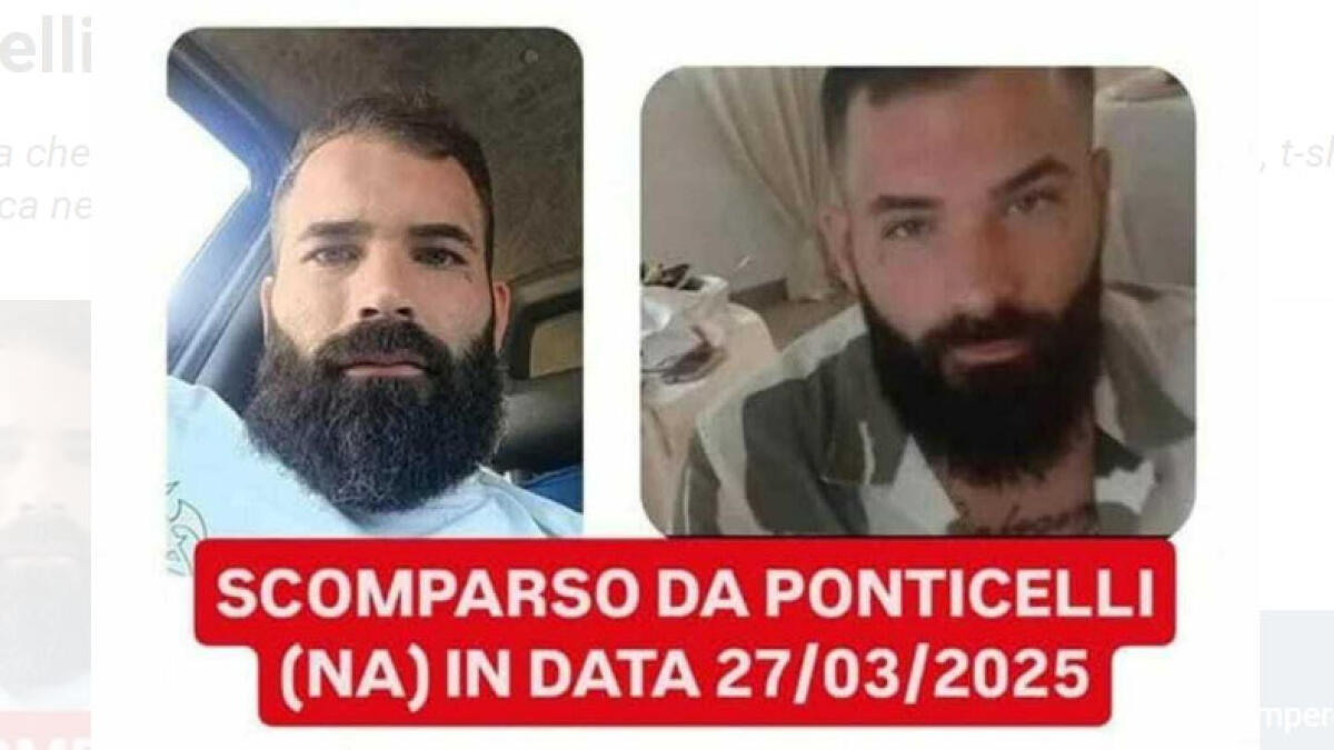 Antonio scomparso, ricerche in corso per ritrovare il 35enne - 
