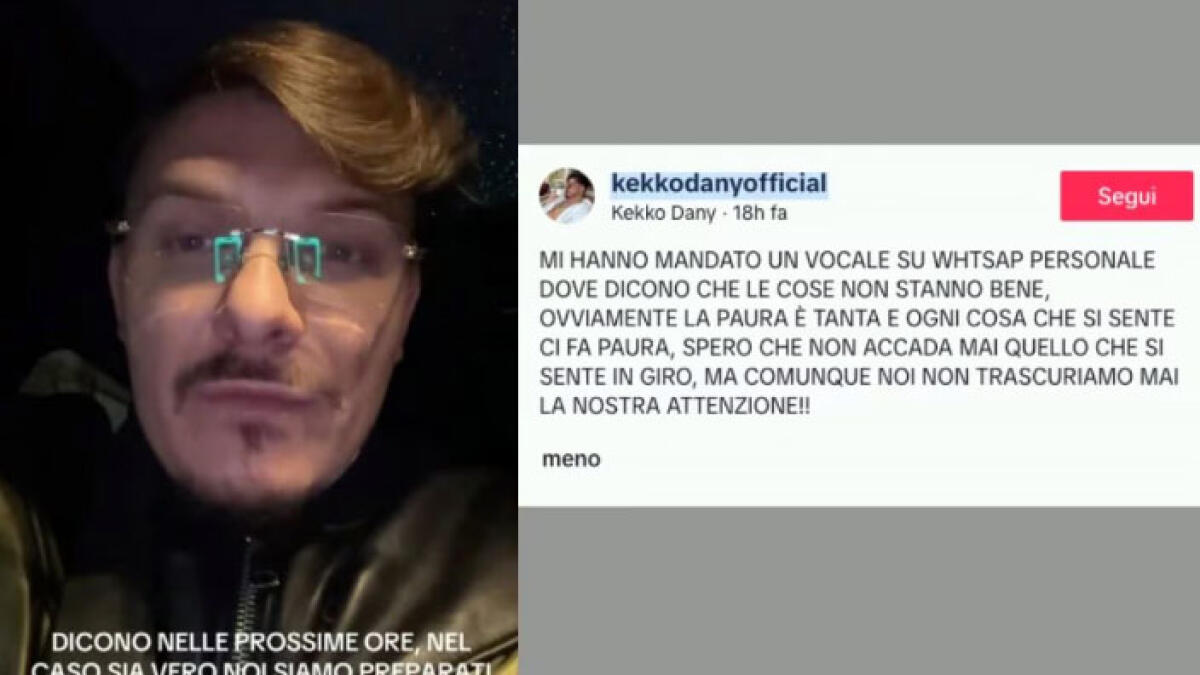 La follia del neomelodico tiktoker: "Stanotte ci sarà una scossa forte" - 