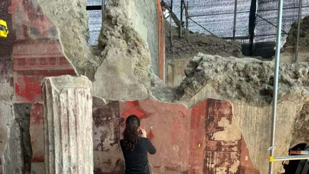 Scoperto il grigio pompeiano, colore unico nel mondo - 