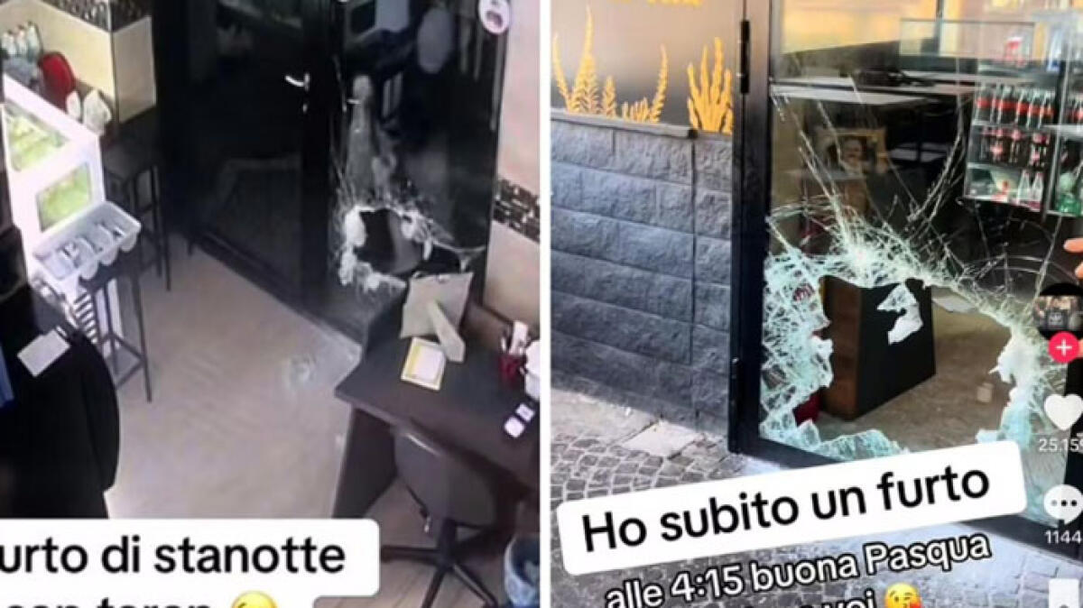 Furto a martellate nella risto-pescheria - 