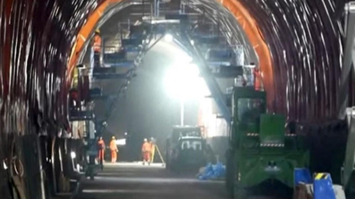 Lavori nel tunnel del Raccordo - 