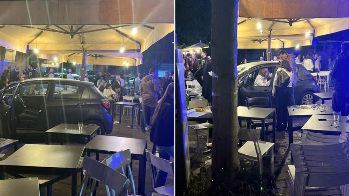 Auto contro i tavolini del ristorante: "Siamo vivi per miracolo" - 