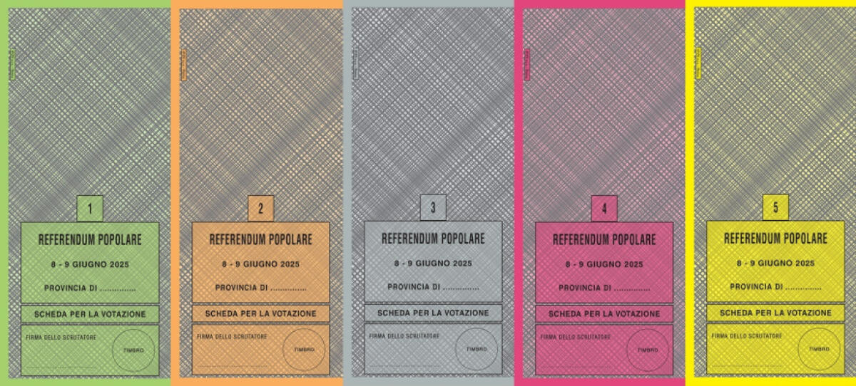 Referendum dell'8 e 9 giugno: per cosa si vota? - 