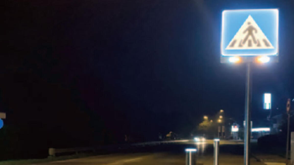 Ecco i "salvapedoni", cartelli luminosi per chi attraversa - 