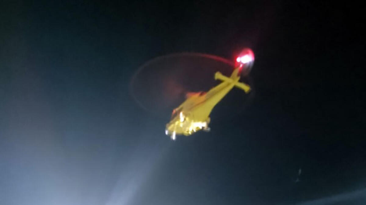 Trovato riverso a terra, arriva l'elisoccorso - 