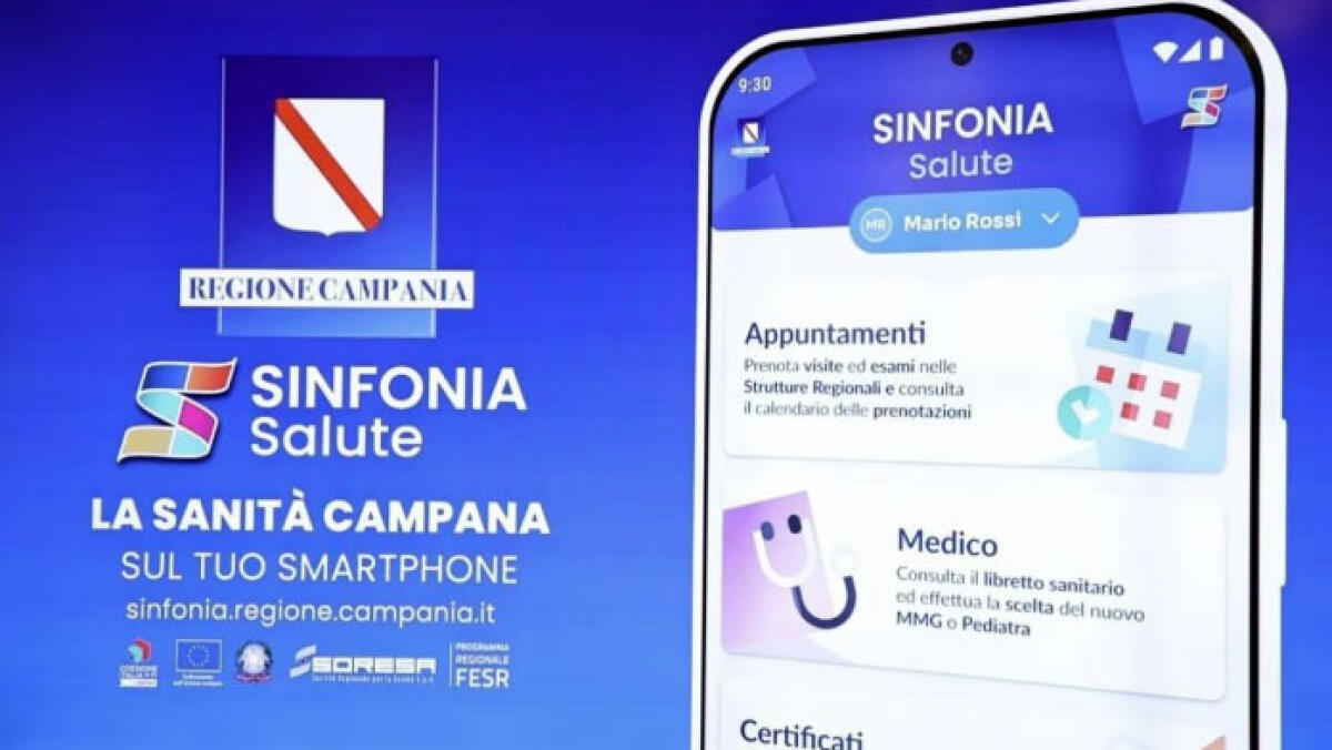 Sinfonia Salute: al via l'App per prenotare visite, cambiare medico e per la telemedicina - 