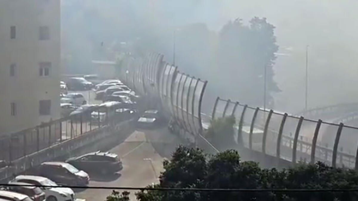 Smart in fiamme sulla Tangenziale - 