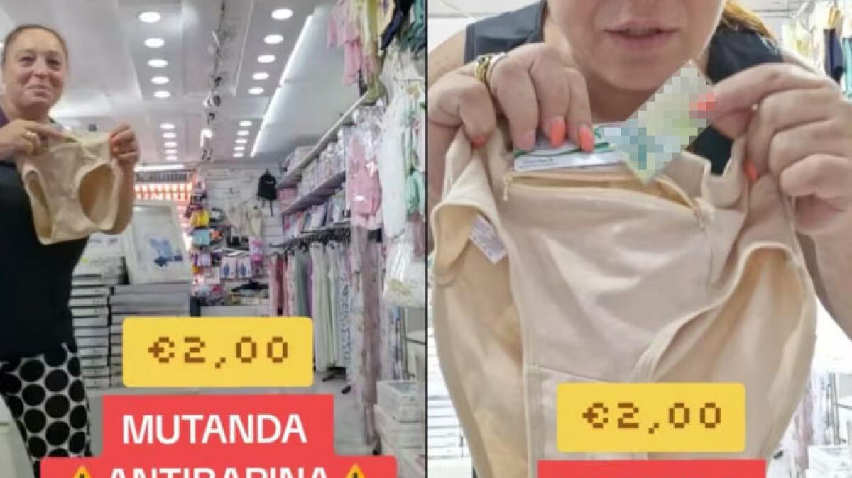 Ecco la nuova mutanda antirapina - 